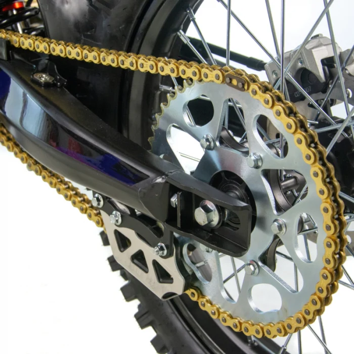 Motocicleta Cross/Enduro Asix XB83, 150cc, roti 21/18, culoare gri-albastru, pornire electromotor - imagine 6