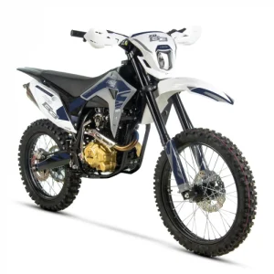 Motocicleta Cross/Enduro Asix XB83, 150cc, roti 21/18, culoare gri-albastru, pornire electromotor