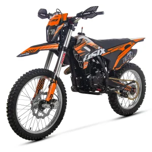 Motocicleta Cross/Enduro Asix XB88 A3, 250cc, roti 21/18", culoare negru/portocaliu, pornire electric/picior