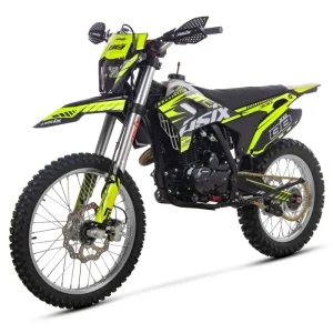 Motocicleta Cross/Enduro Asix XB88 A3, 250cc, roti 21/18″, culoare negru/LIME, pornire electric/picior(A6XB88A3CB250-F21/18-17 NEGRU/LIME)